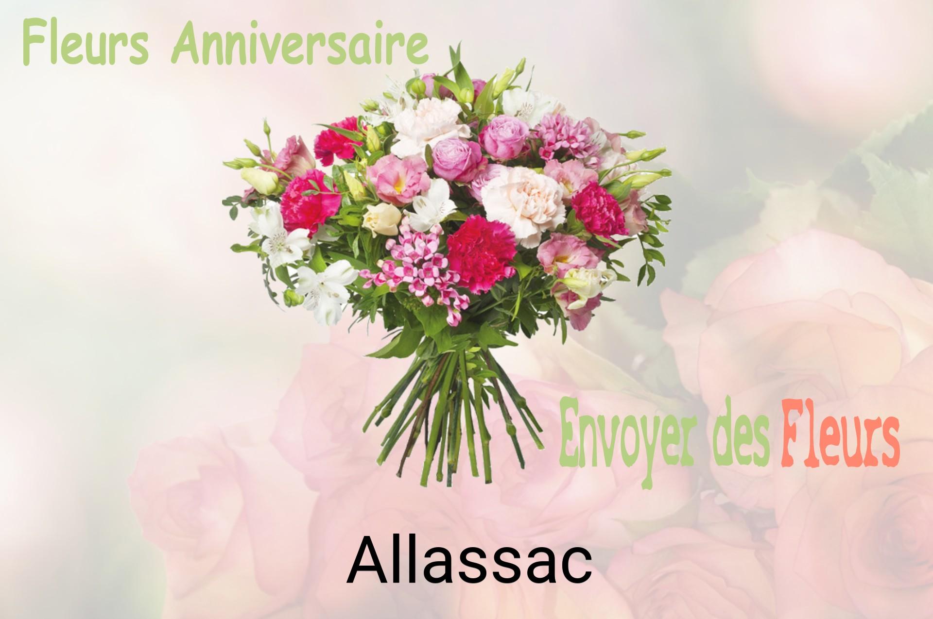 Bouquet de fleurs d’anniversaire livré à Allassac